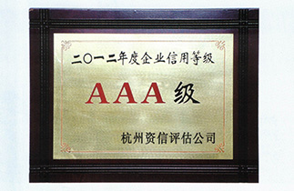 AAA enterprise credit rating in 2012